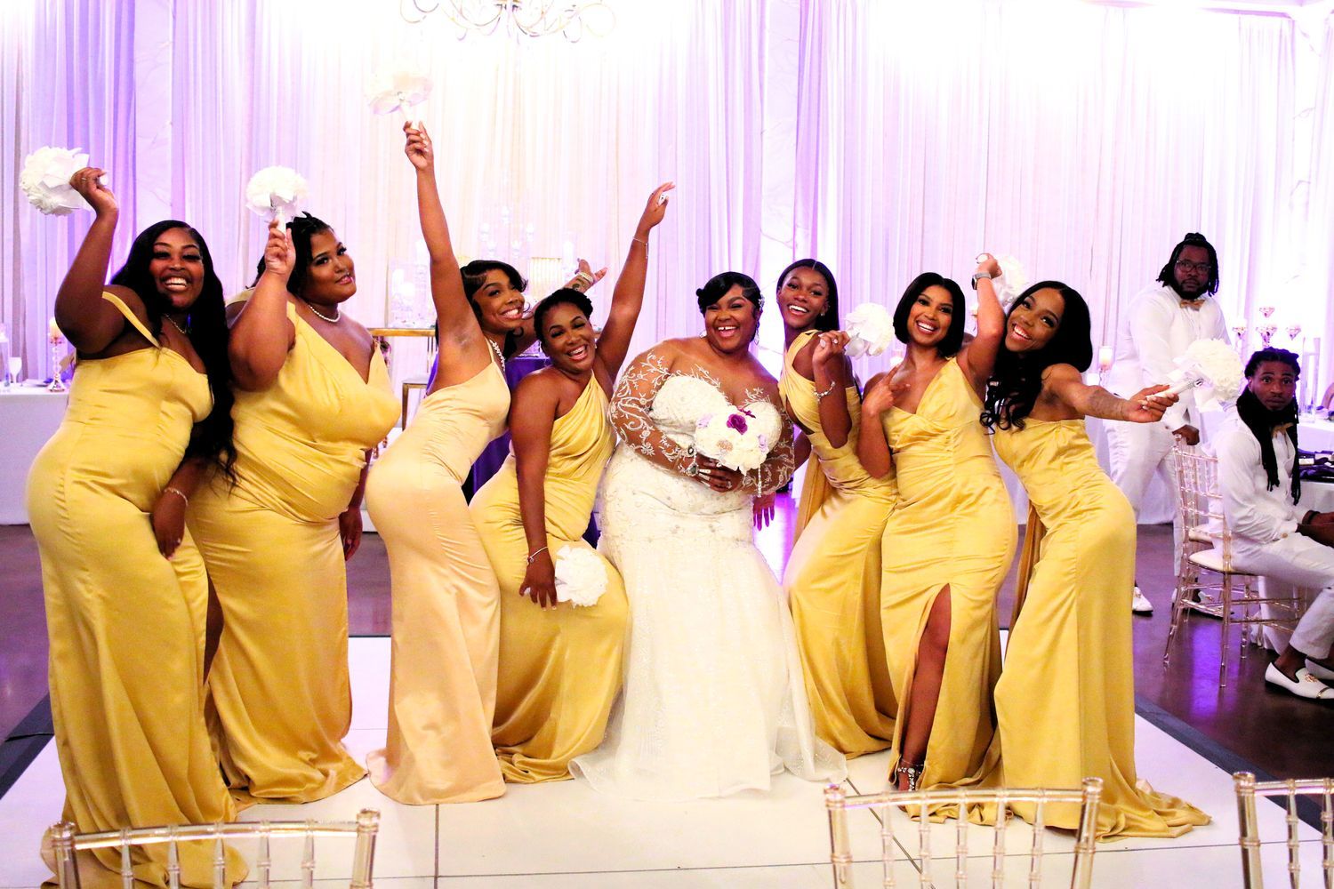 Wedding ceremony - couple exchanging vows during ceremony