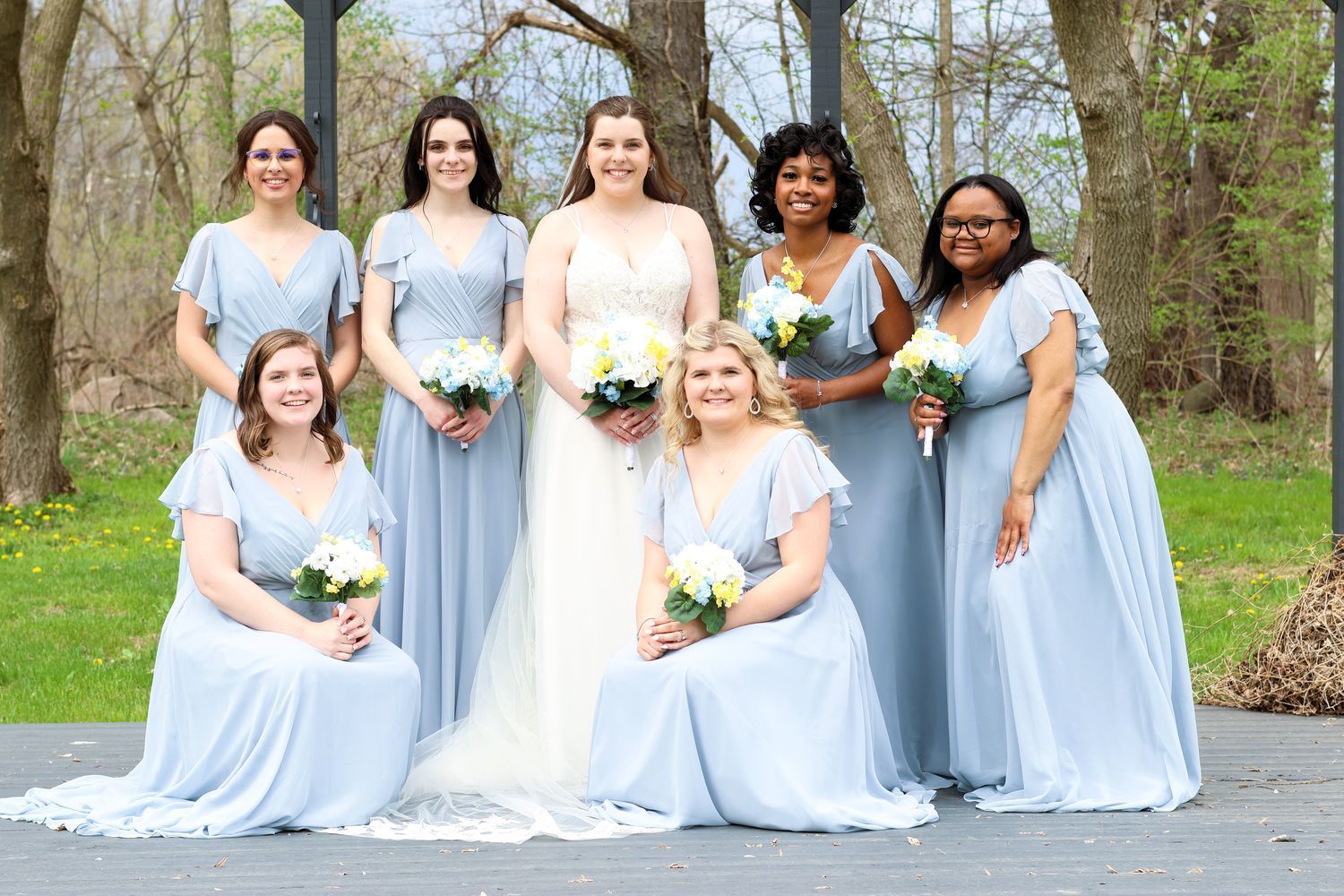 Wedding ceremony - emotional moment during vows